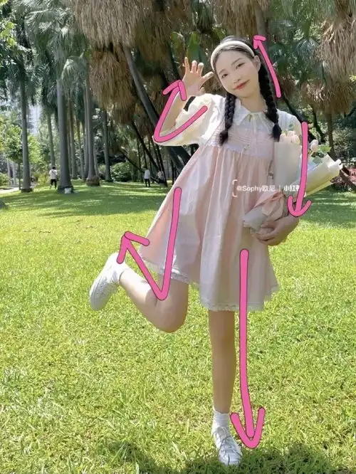 拍拍拍小红书博主的宝藏拍照姿势,我画很全
