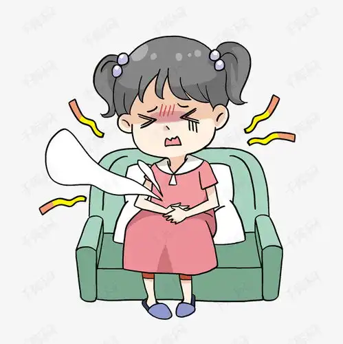 肚子痛的女孩素材图片免费下载千库网
