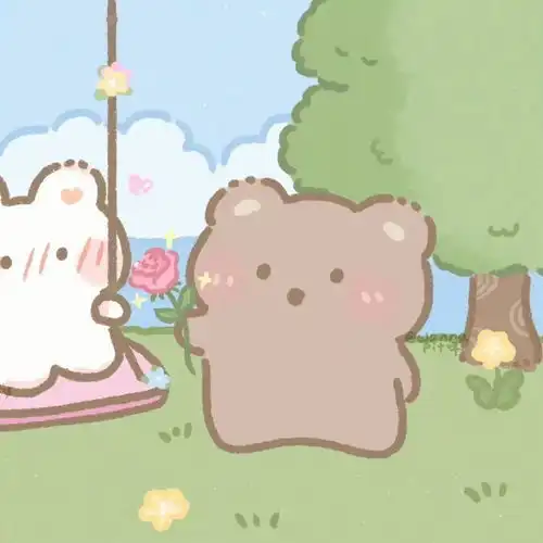 可爱情侣头像
