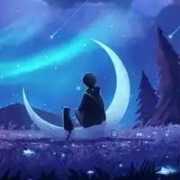 qq头像浪漫星空图片
