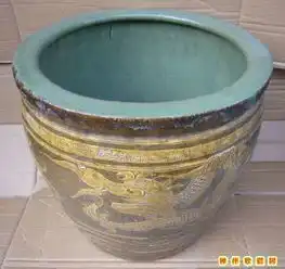外婆家里有个水缸,上面有龙的图案,不知道是什么时候的,求解,图片
