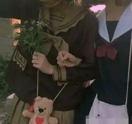 ins限量版闺蜜头像要问姐妹做多久,心跳多久就多久
