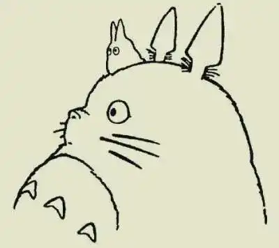 头像可爱龙猫头像动漫

