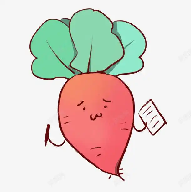 萝卜创意素材蔬菜卡通素材
