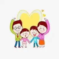 微信头像两个儿子四口之家图片微信头像图片大全
