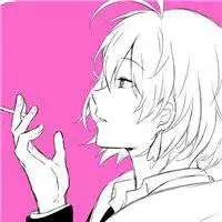 漫画女生抽烟头像微信头像图片大全
