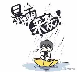暴雨不怕,我在都江堰为你坚守
