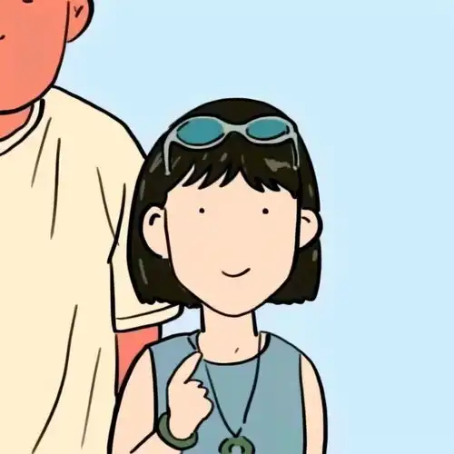 情侣头像再过几年,我们就一起下班

