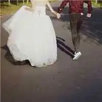 qq女生穿婚纱头像大全
