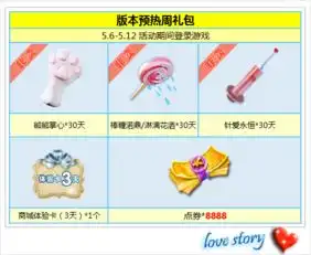 炫舞时代永久情侣服饰双倍心动512就要爱爱爱
