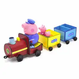 小猪佩奇peppapig佩佩猪男女儿童过家家玩具猪爷爷的火车套装蜜芽
