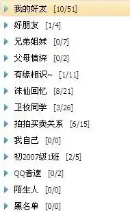 帮忙设计一下qq好友分组名称谢谢大家
