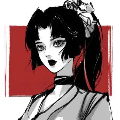 黑白手绘动漫女头万圣节终于向女生头像我要个性网
