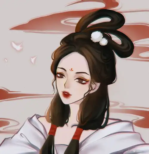 淘到一组超好看的手绘头像,白月光与朱砂痣
