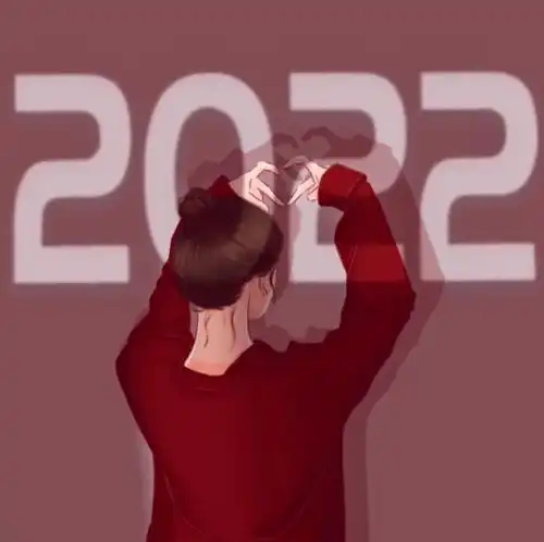 2022跨年情头微信元旦情侣头像
