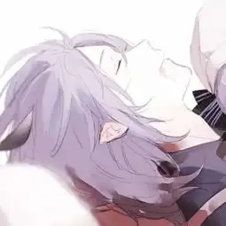 超好看二次元情侣头像高清一左一右
