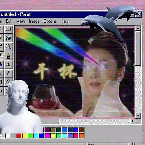 天今标的题很蒸汽波
