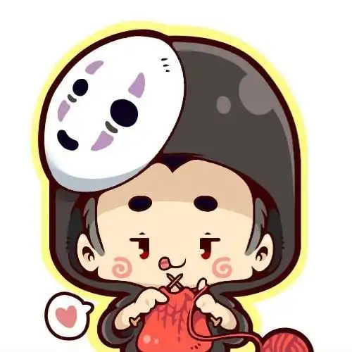 唯美可爱一左一右卡通情侣头像

