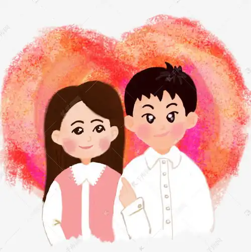情人节粉红情侣结婚照官宣psd素材图片免费下载千库网

