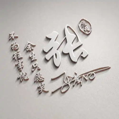 2022你该换微信头像了,50多张3d姓氏签名头像,换个头像换个心情
