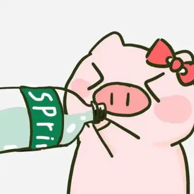 小猪情侣头像一左一右两只猪的情侣头像两张
