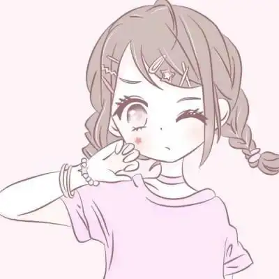 粉系可爱少女心二次元动漫女生头卡通动漫头像我要个性网
