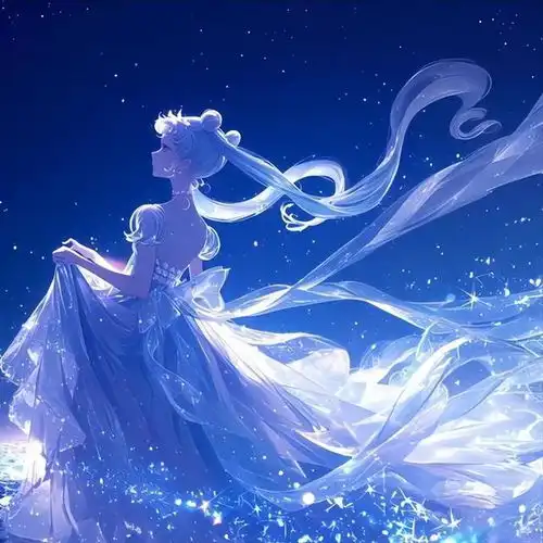 美少女战士美到发光的月亮公主princessserenity倩尼迪水晶光倩影
