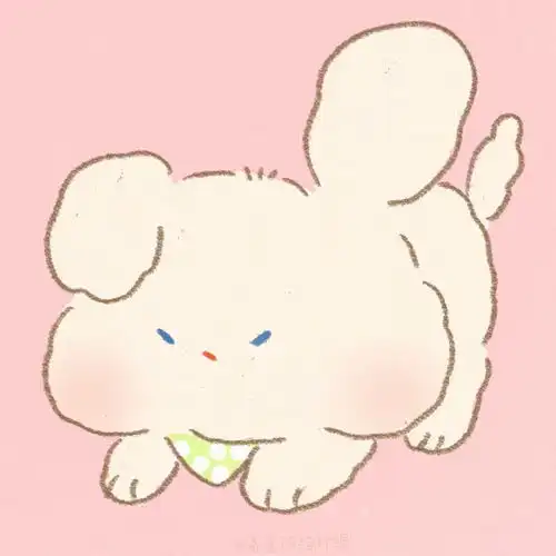 开心小狗头像
