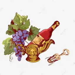 矢量卡通葡萄酒开瓶器素材图片免费下载千库网
