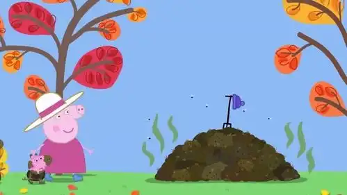 小猪佩奇猪奶奶帮乔治拿帽子
