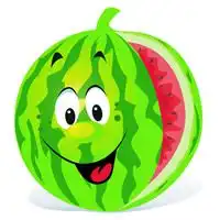 小可爱吃大西瓜的图片微信头像图片大全
