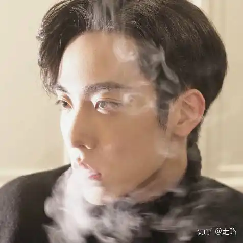有没有抽烟黑白的男生头像
