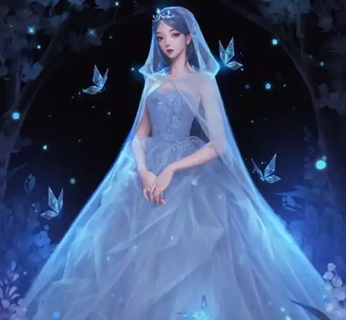 kpl灵儿穿上婚纱,完美还原王昭君观众被灵儿迷住了真的是女神

