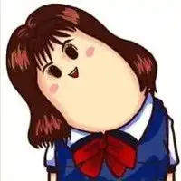 歪脖子情侣头像一左一右歪着脖子的卡通形象图片
