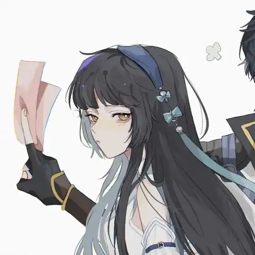 情侣头像西施和曜仔
