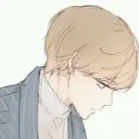 单手拿花的情侣动漫头像
