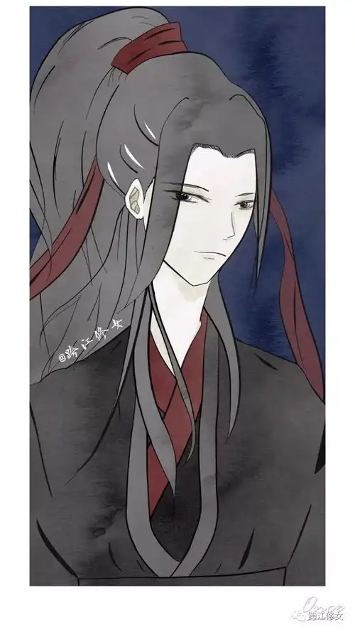 古风指涂人物小像魔道祖师夷陵老祖魏无羡
