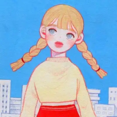 可爱小人卡通头像
