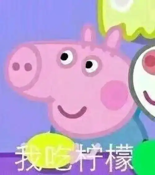 小猪佩奇头像智障儿童欢乐多略略略
