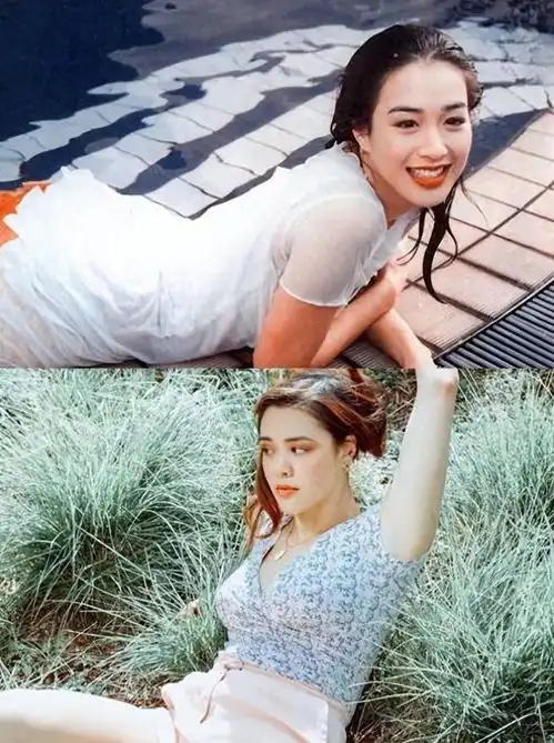 钟丽缇与女儿们拍大片,母女三人一个比一个美,难怪还想生
