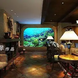 墙面装饰混搭椅凳走廊开放式玄关过道效果图
