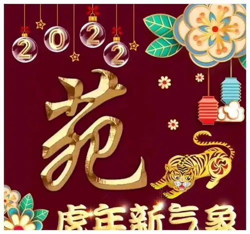2022虎年专版姓氏微信头像虎年新气象
