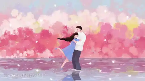 情人节主题之情人拥抱温馨唯美治愈插画图片千库网
