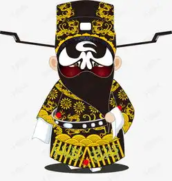卡通京剧扮相素材图片免费下载高清卡通手绘png千库网图片编号7917591
