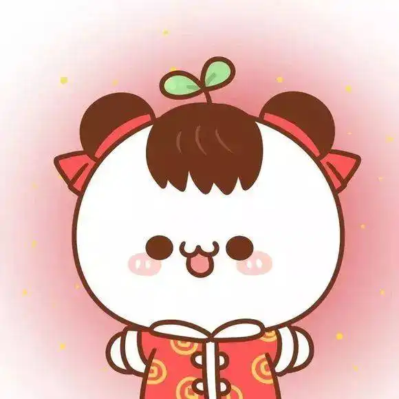 新年喜庆情侣男女微信头像
