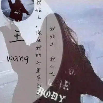 王姓带字头像霸气图片我姓王微信头像图片大全
