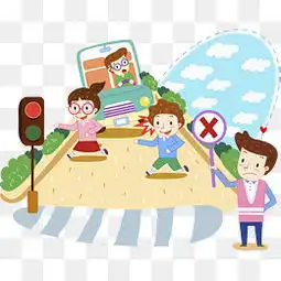 免费下载卡通交通安全道路图片大全千库网png
