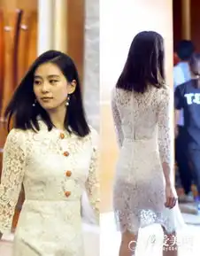 同样穿镂空裙,刘诗诗甜美,唐嫣优雅,杨颖这张黄晓明都看不下去
