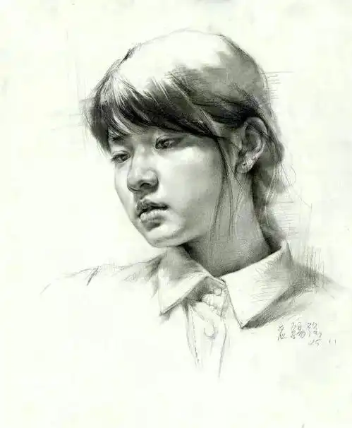 画美女的素描大神
