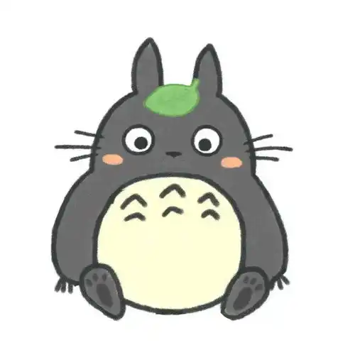 头像可爱龙猫头像动漫
